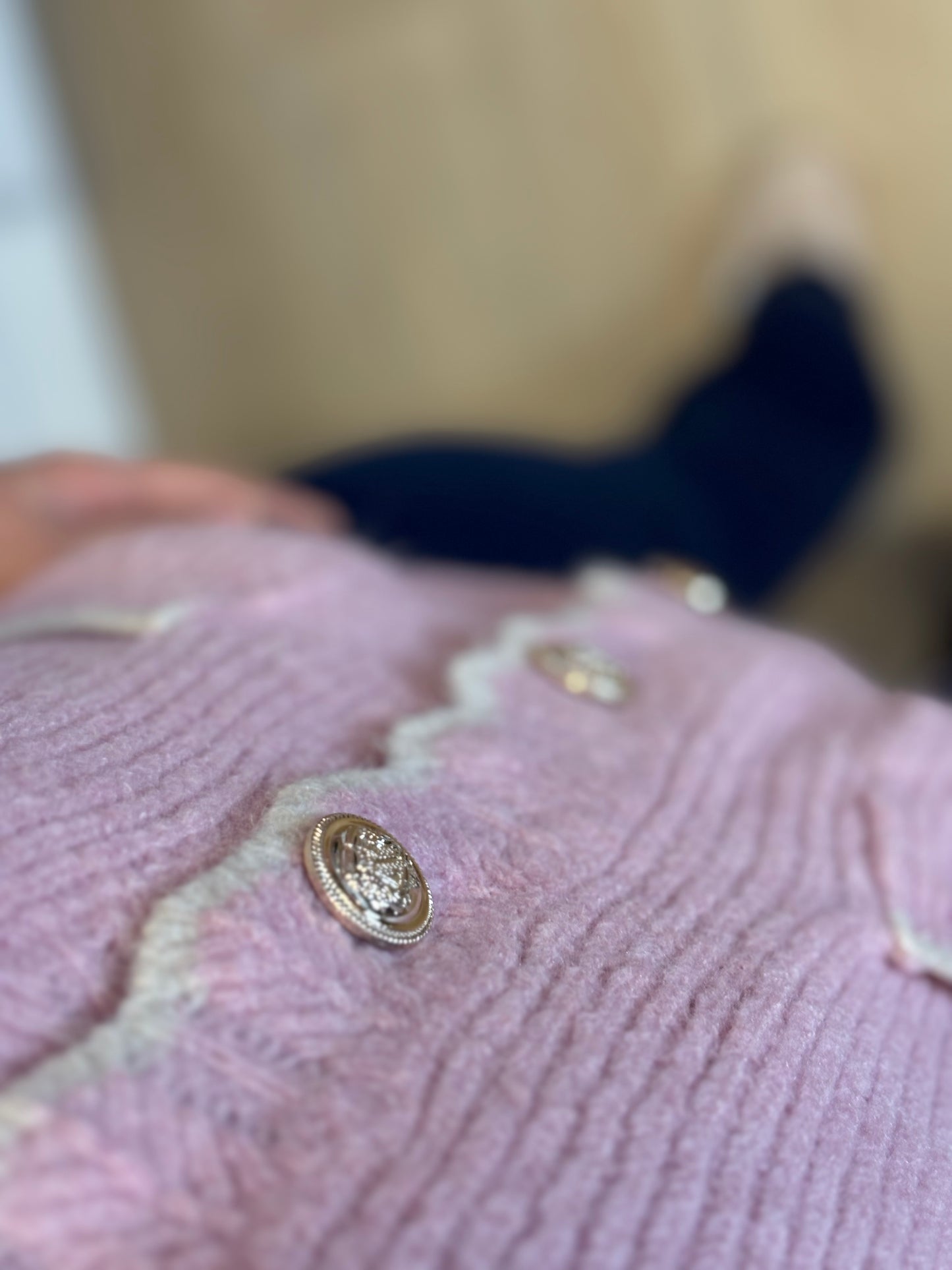 Gilet Fanny rose