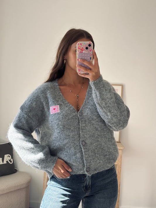 Gilet « Le Soleil » - Gris Foncé