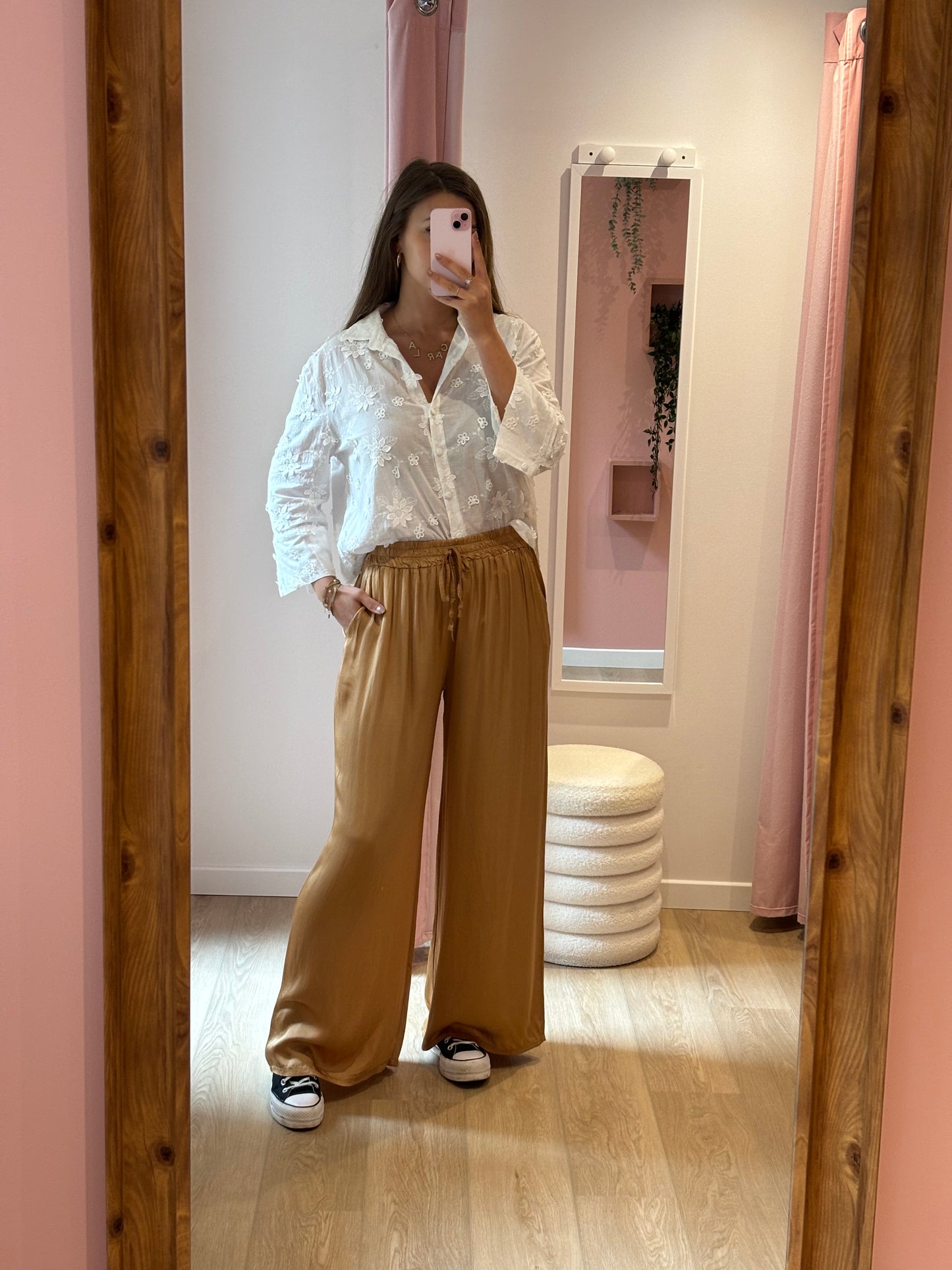 Pantalon Carla bronze