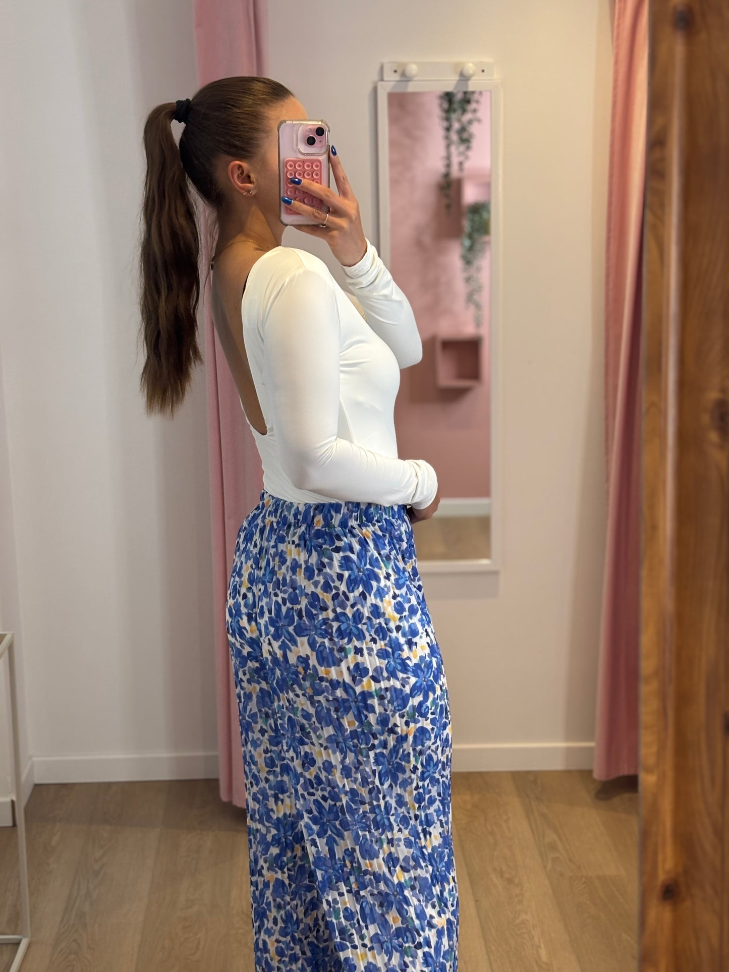 Body Blanc en Lycra Dos Nu