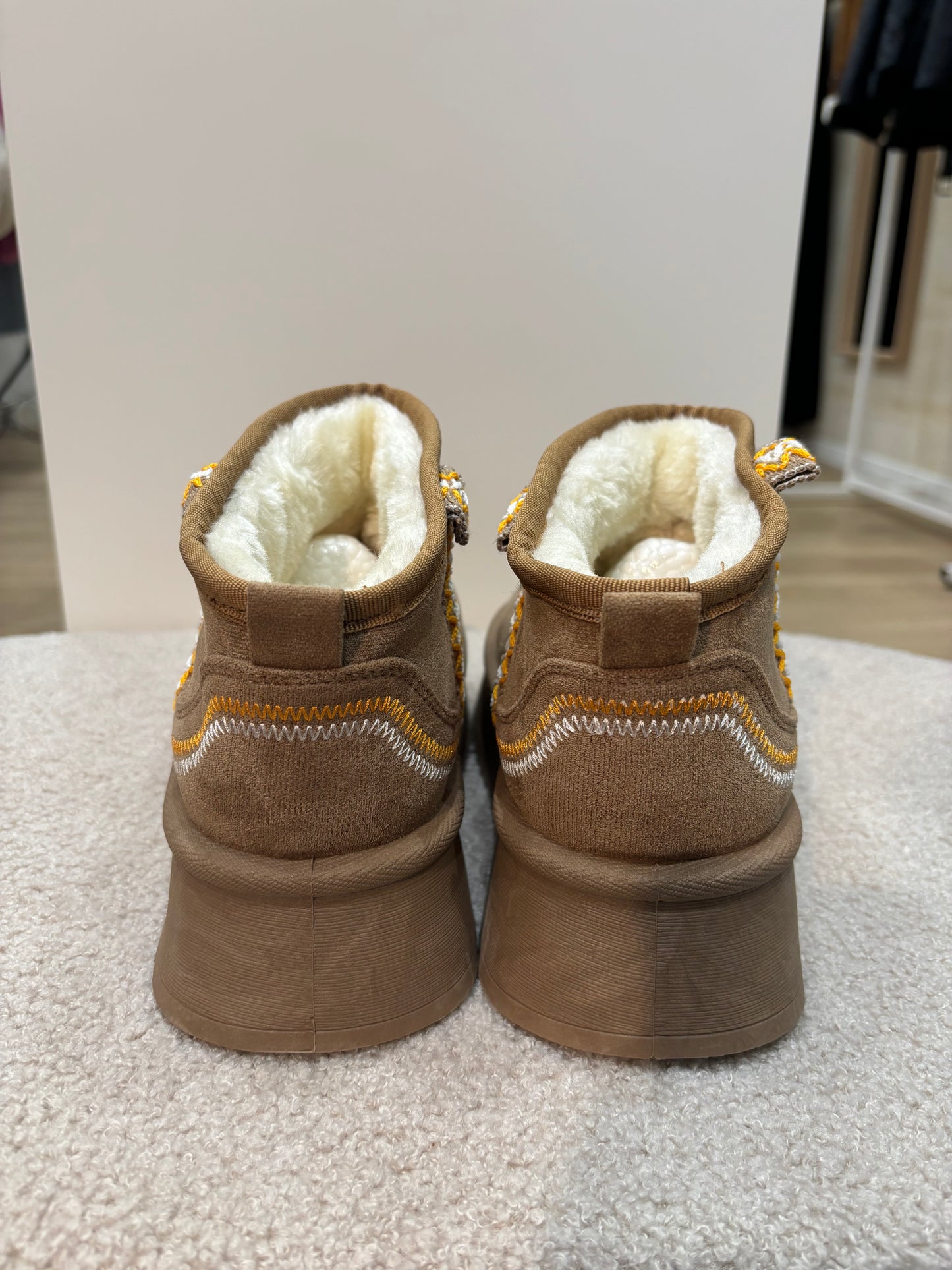 Bottines beige