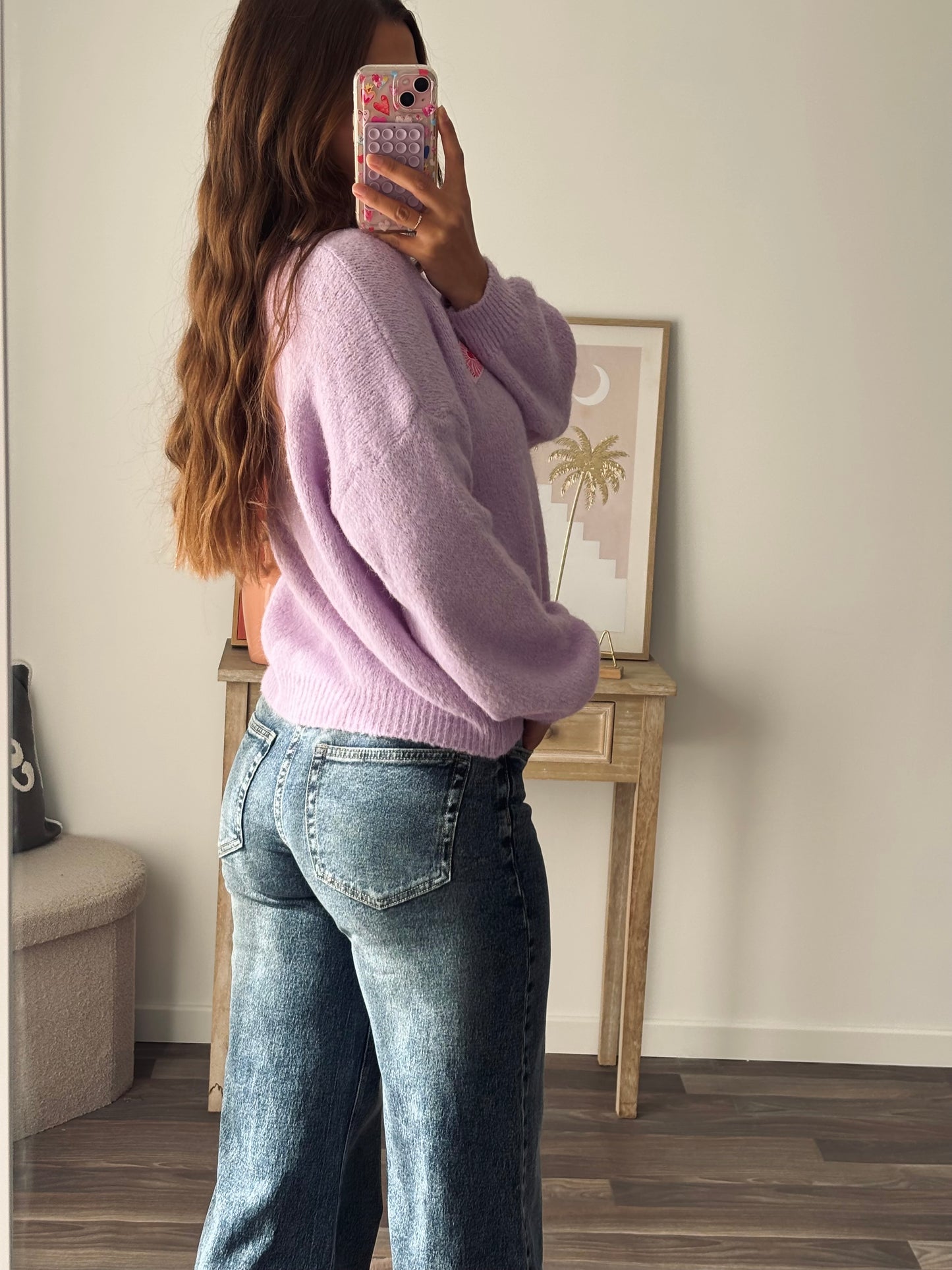 Jean Wide Leg/Straight - Détails Frange