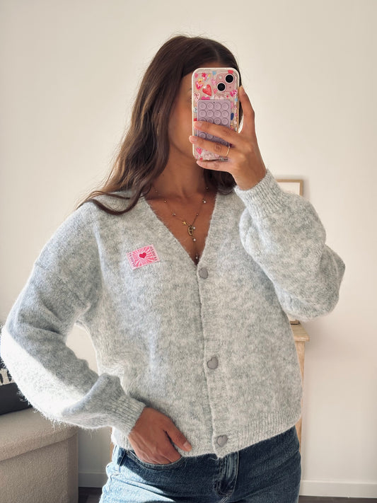 Gilet « Le Soleil » - Gris Clair