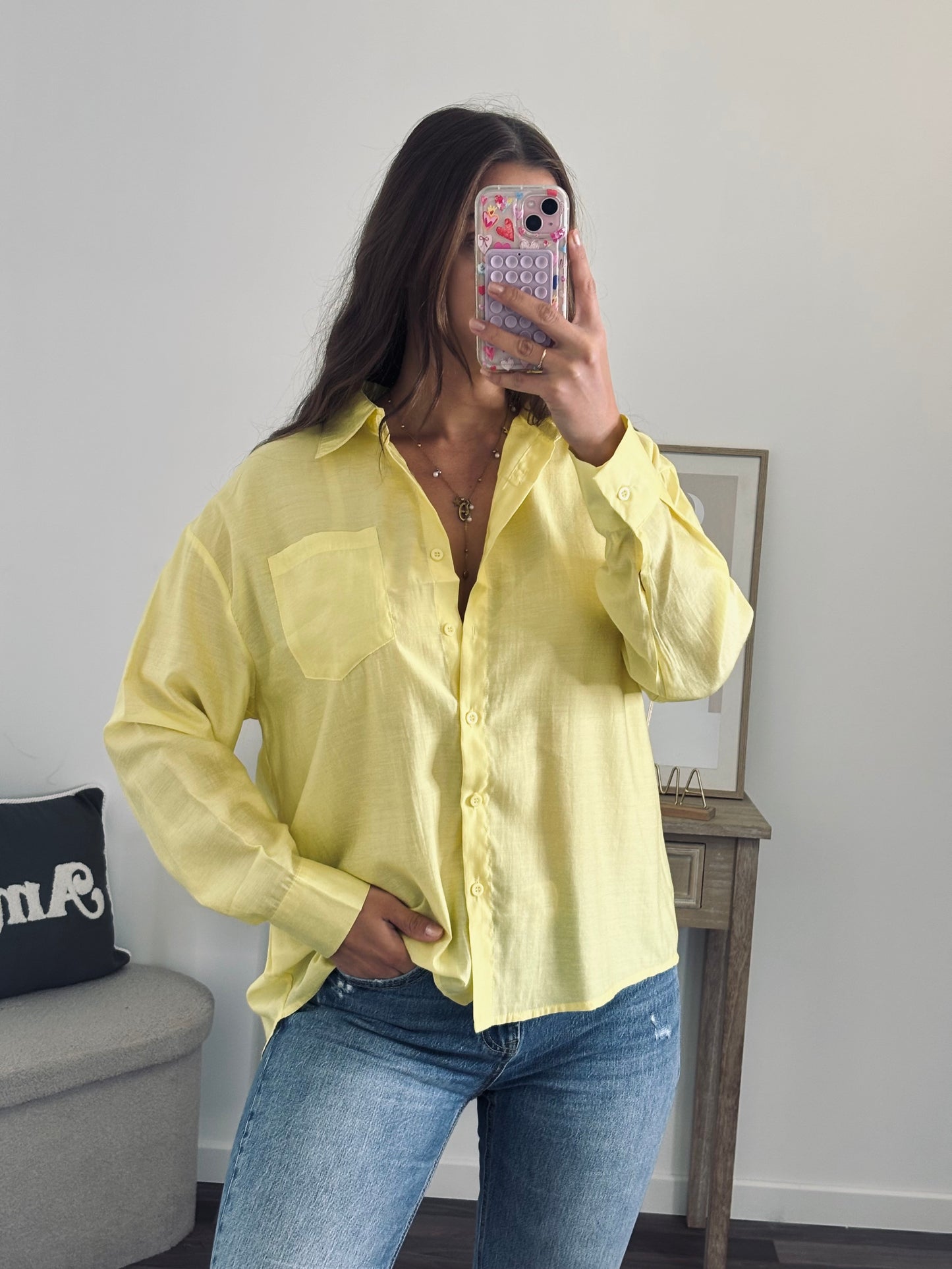 Chemise Fluide - Jaune