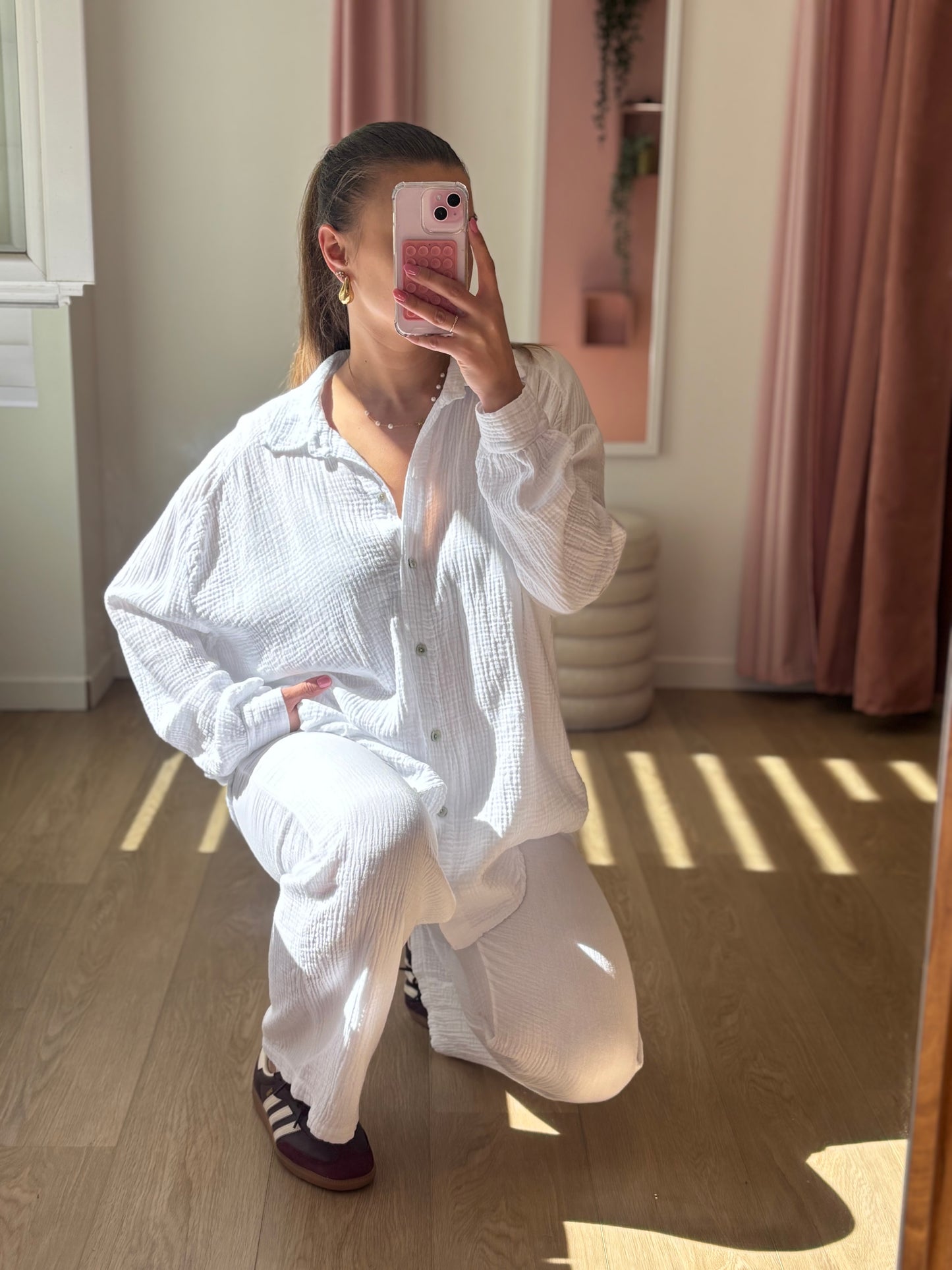 Chemise en Gaze de Coton – Blanche