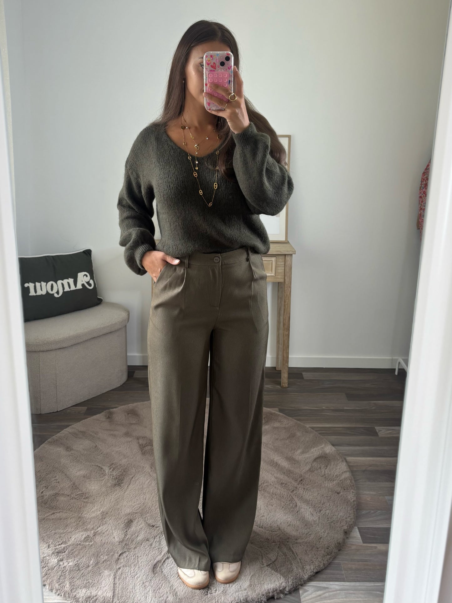 Pantalon Tailleur - Kaki