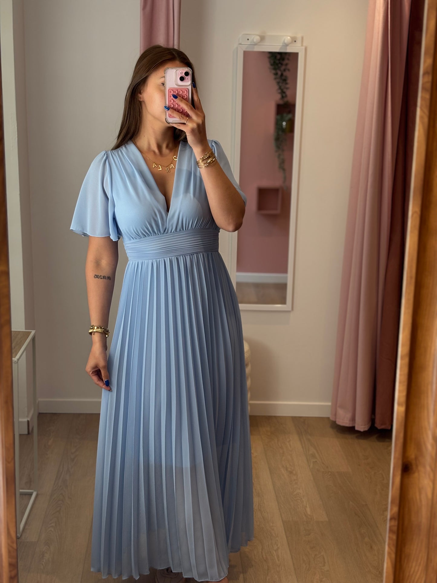 Robe de Cérémonie - Bleu Ciel