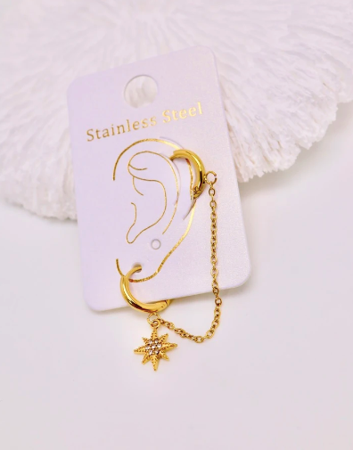 Boucle d'oreille - double