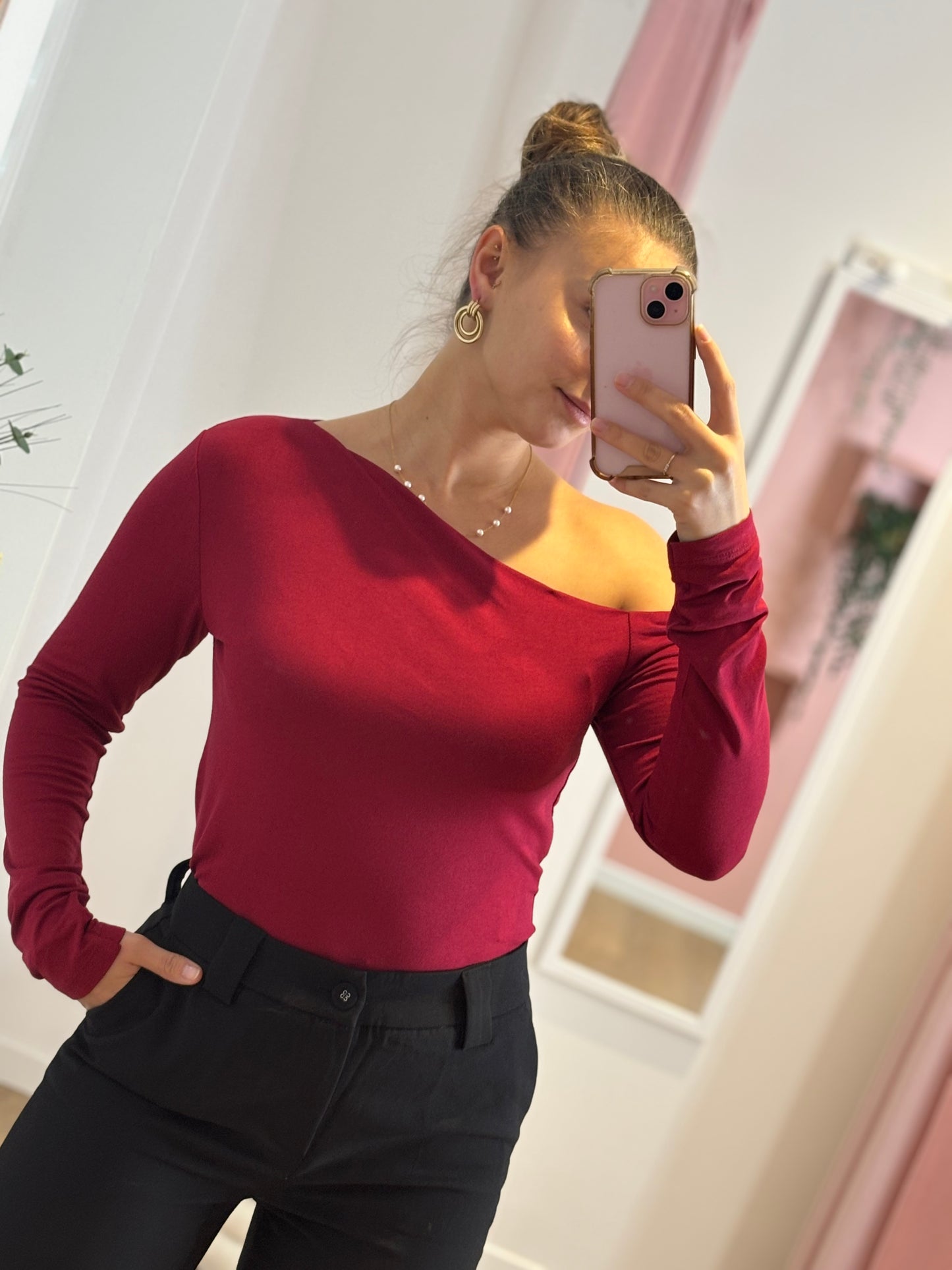 Top asymétrique (plusieurs couleurs)
