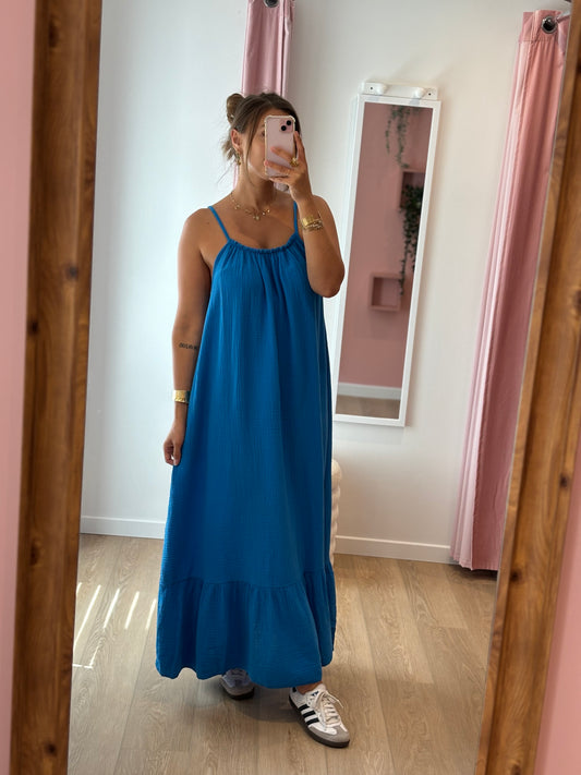 Robe Mélina bleu