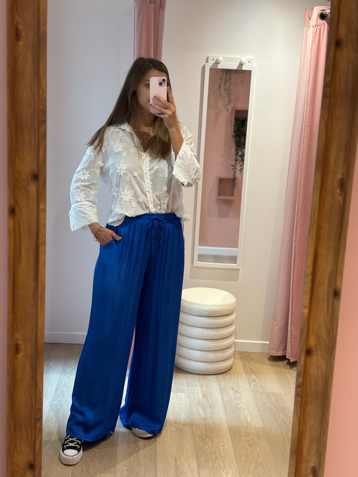 Pantalon Carla bleu roi