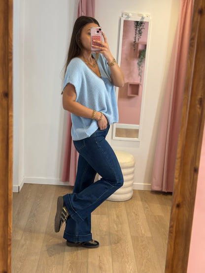 Gilet Amalia bleu