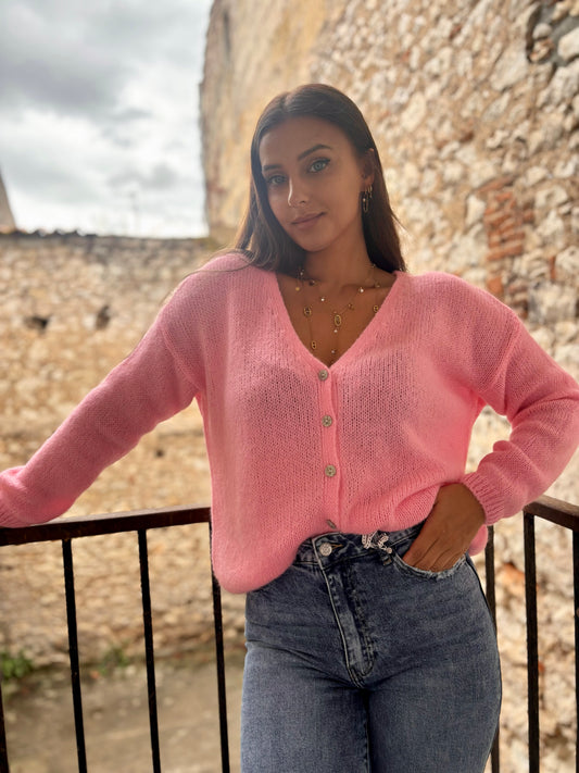 Gilet Coloré - Baby Rose