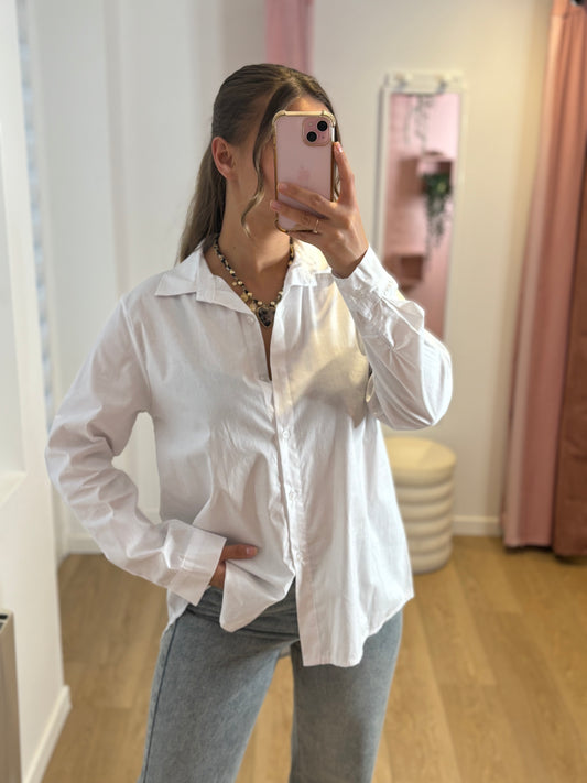 Chemise basique blanche