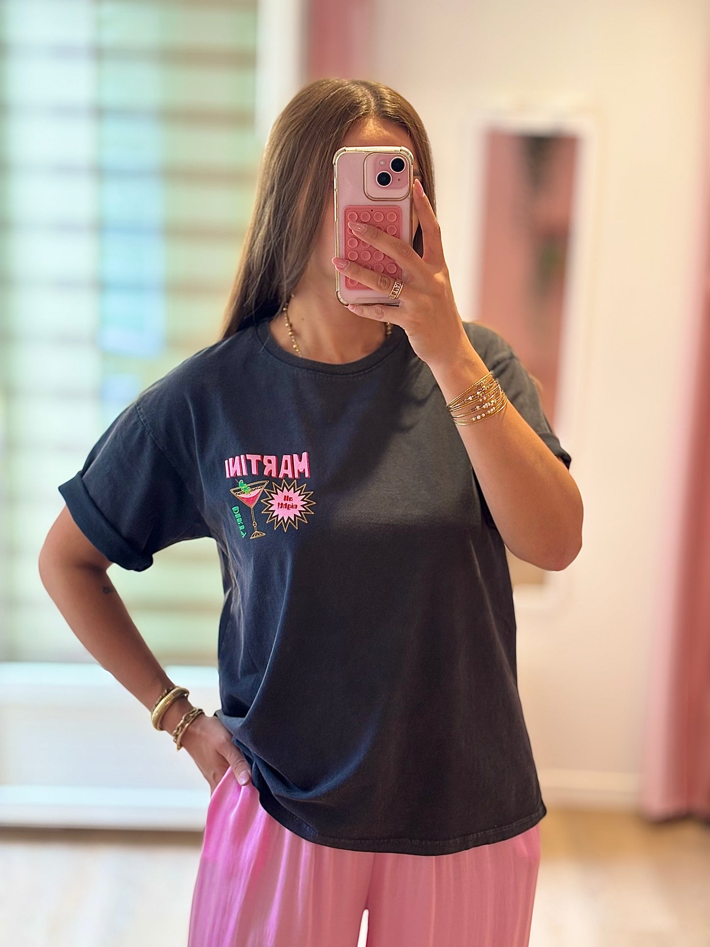 T-shirt DIRTY MARTINI gris foncé