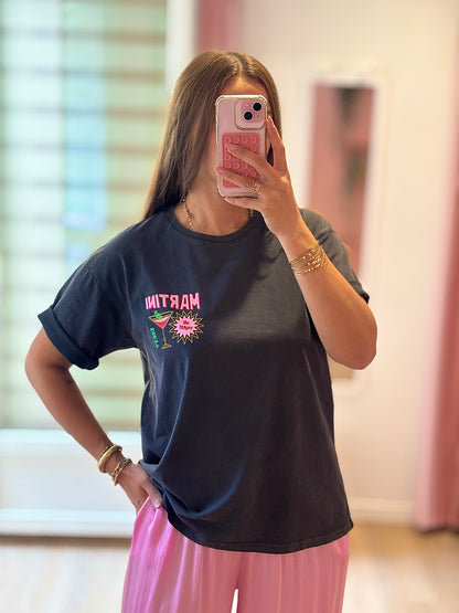 T-shirt DIRTY MARTINI gris foncé