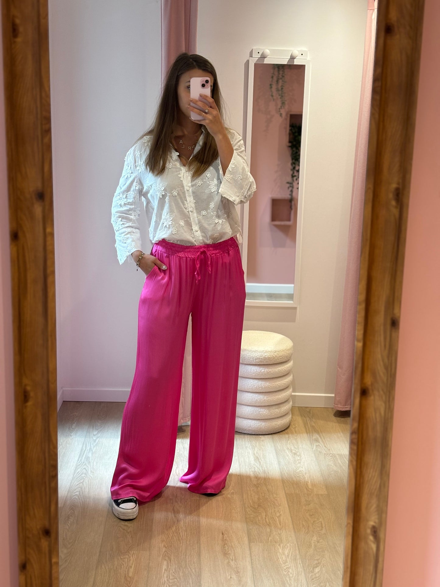 Pantalon Carla fushia