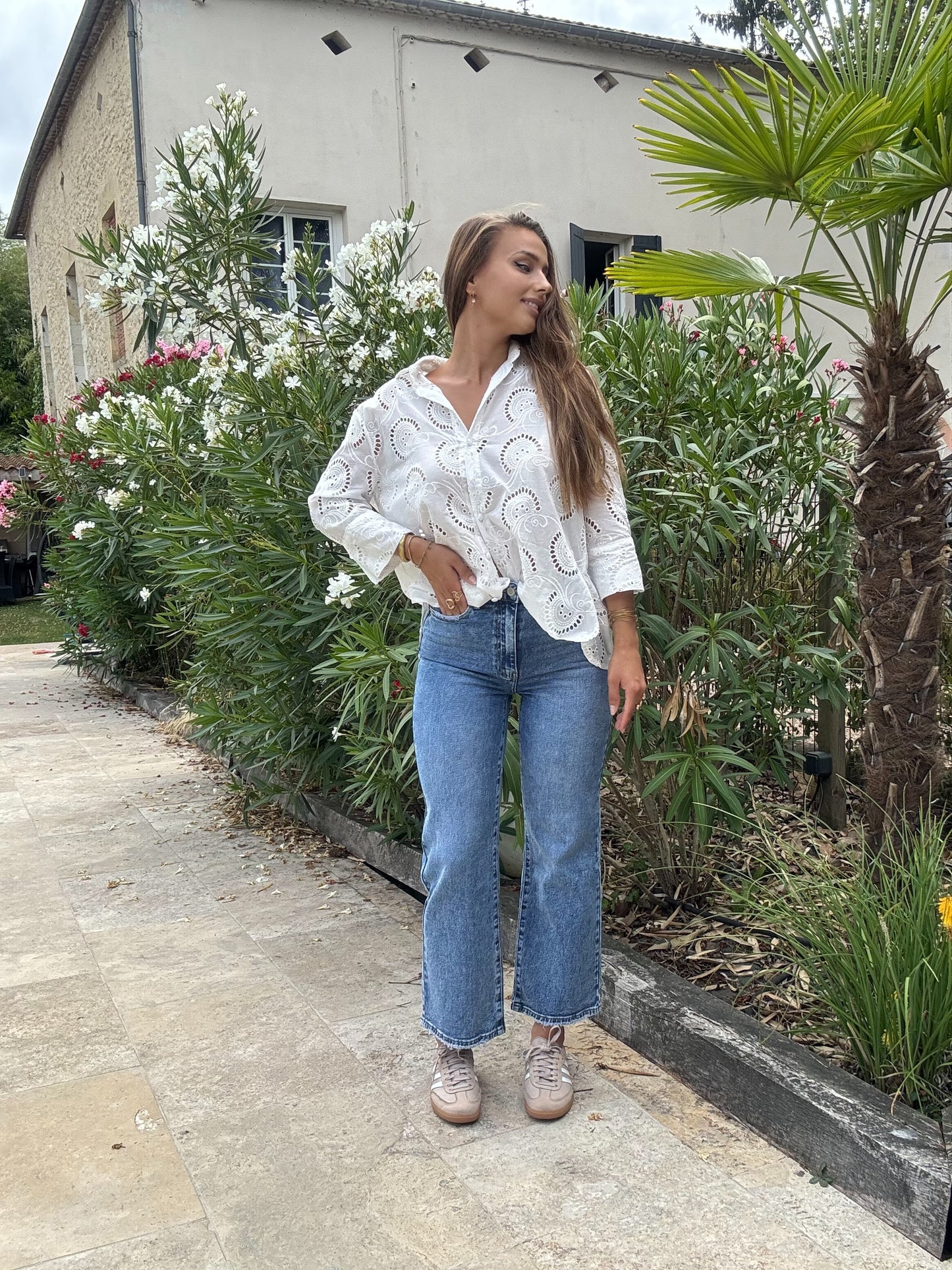 Chemise Brodée - Blanche