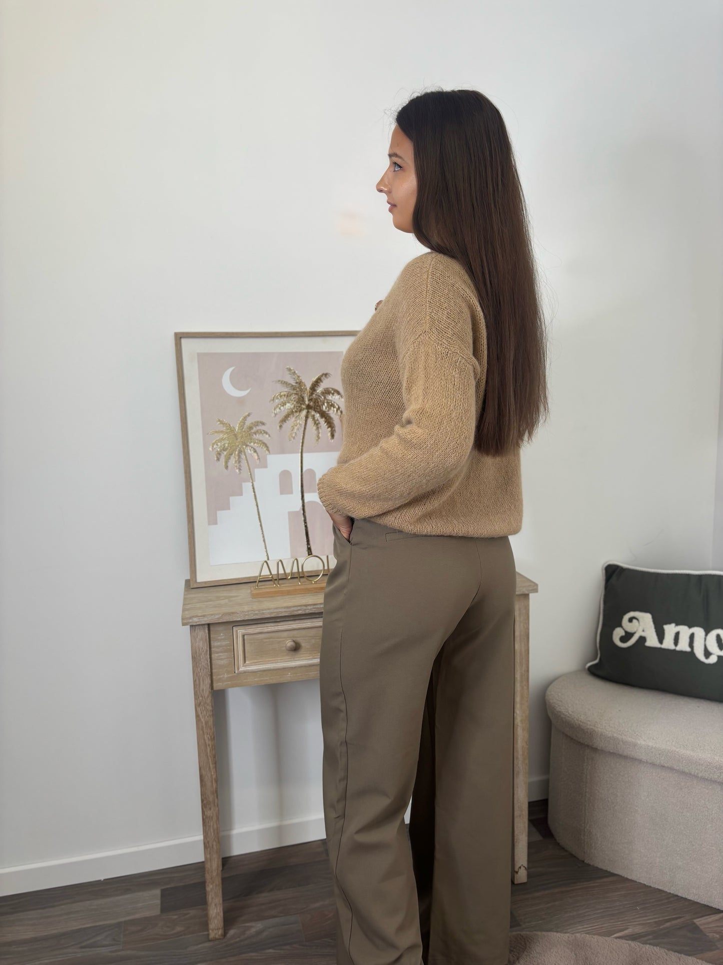 Pantalon Tailleur - Taupe