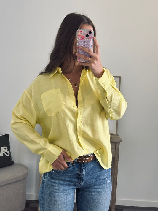 Chemise Fluide - Jaune