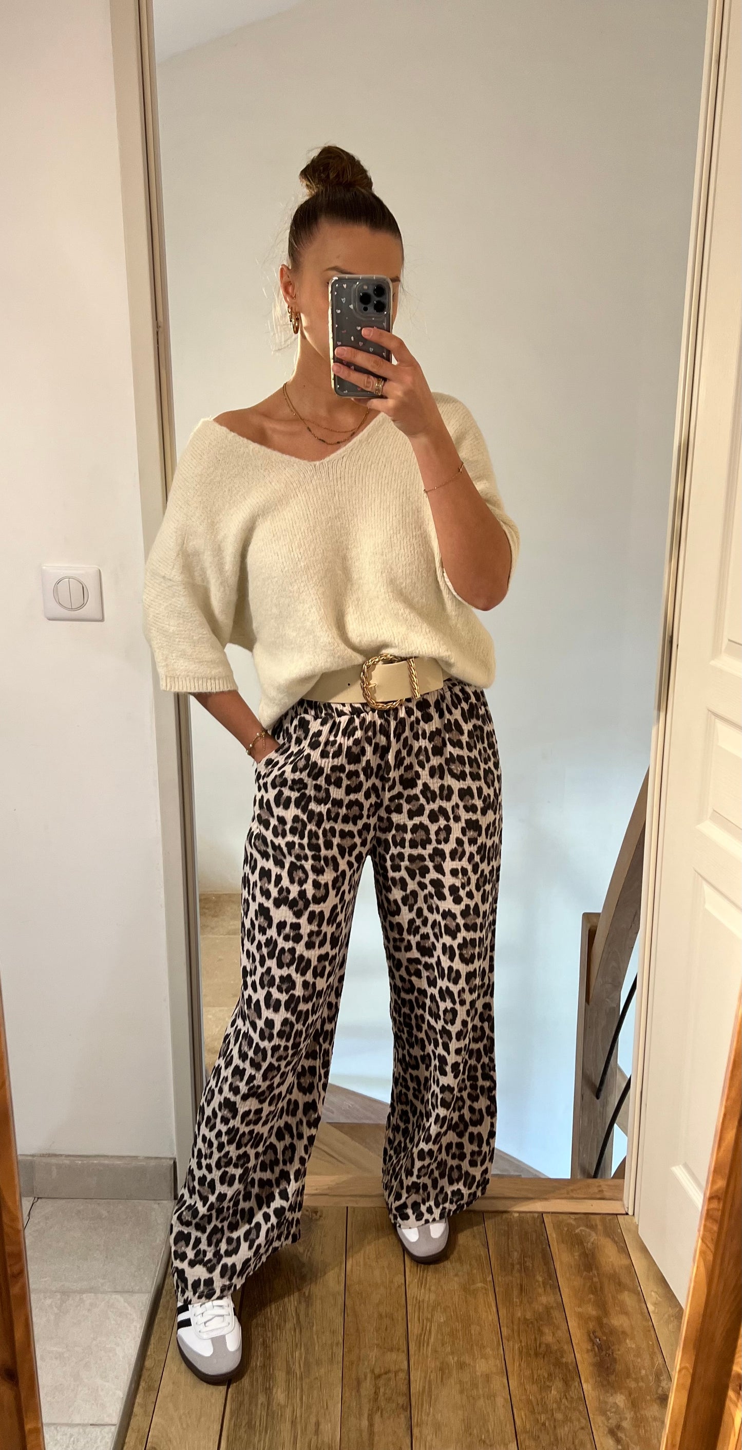 Pantalon Sally léopard