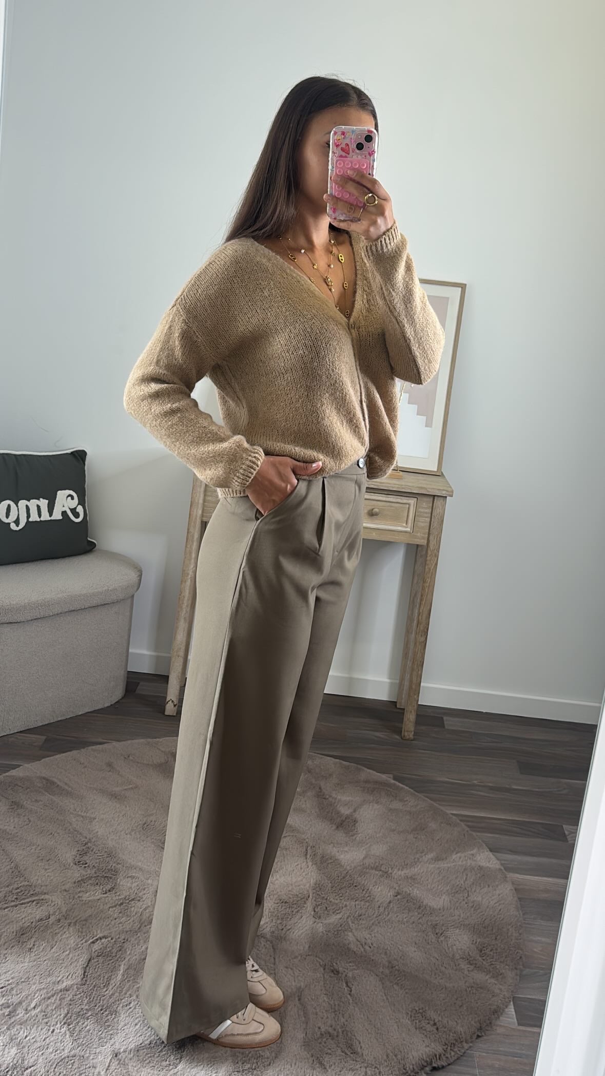 Pantalon Tailleur - Taupe