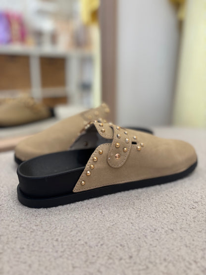 Mules - beige