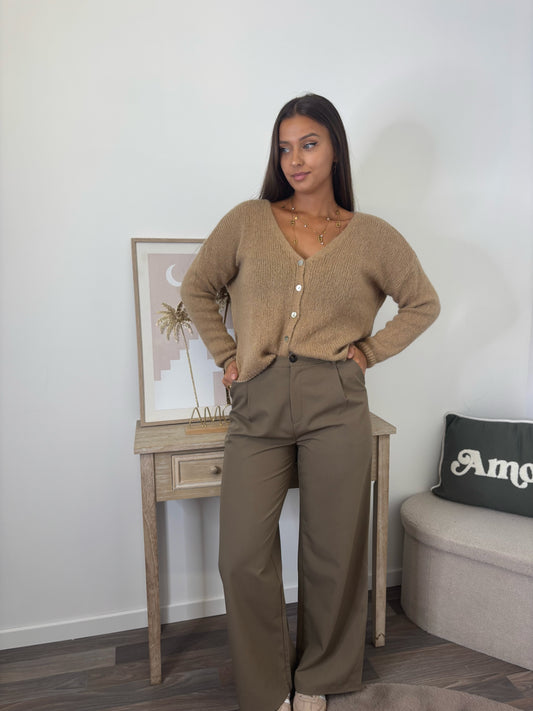 Pantalon Tailleur - Taupe