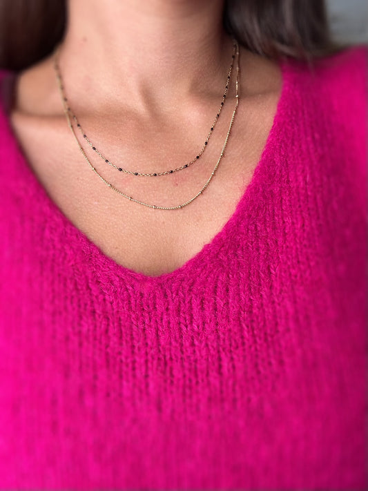 Collier - Perles Noires