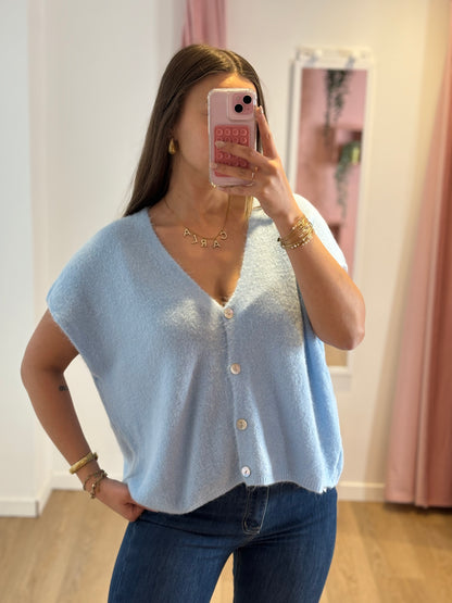 Gilet Amalia bleu