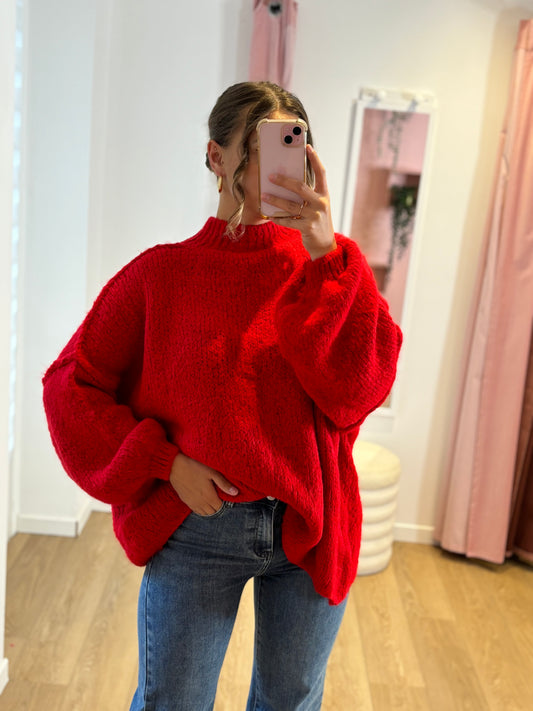 Pull Marianna rouge