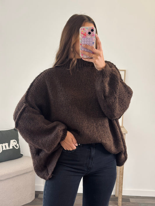 Pull Loose - Marron Foncé