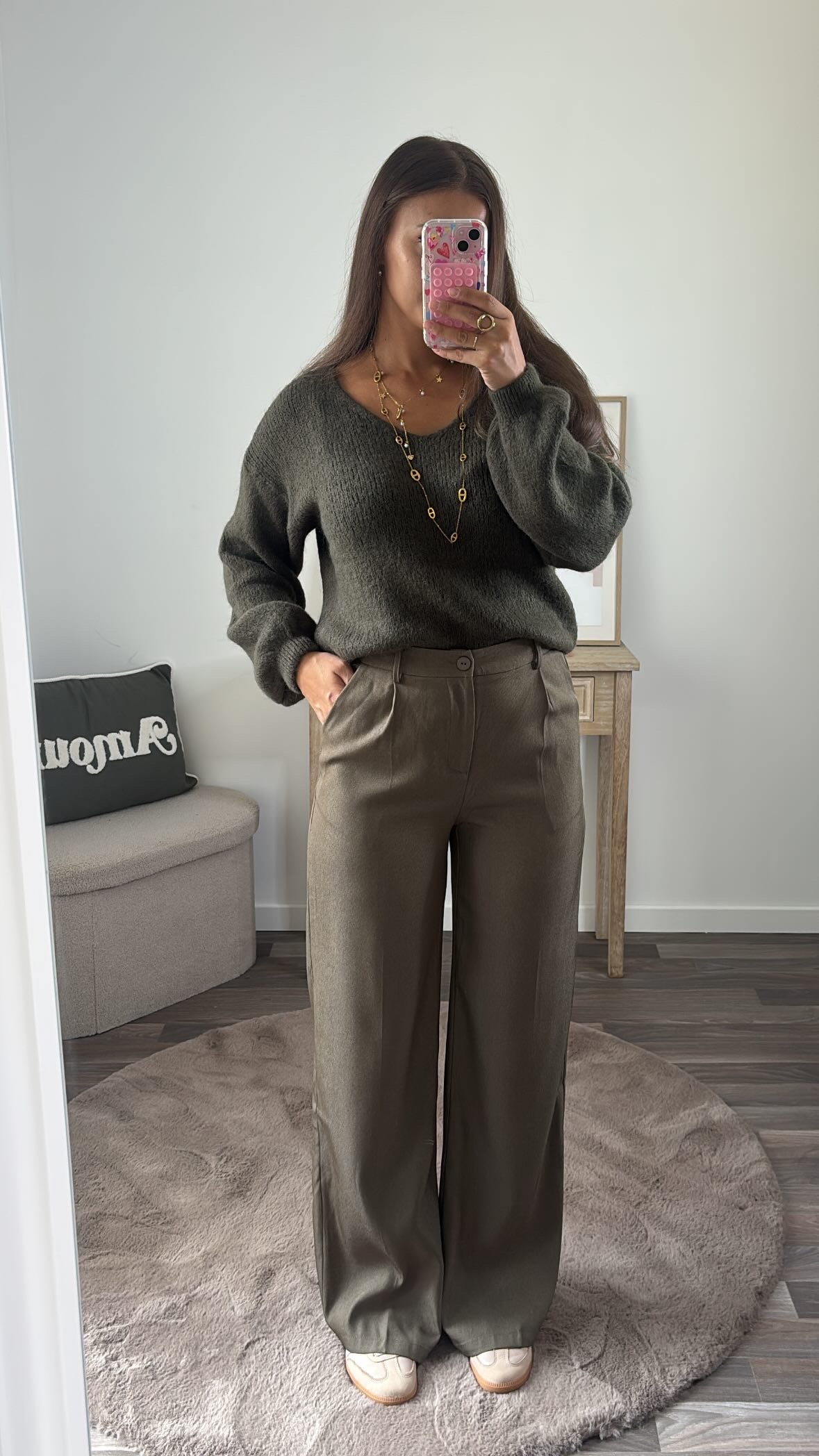 Pantalon Tailleur - Kaki